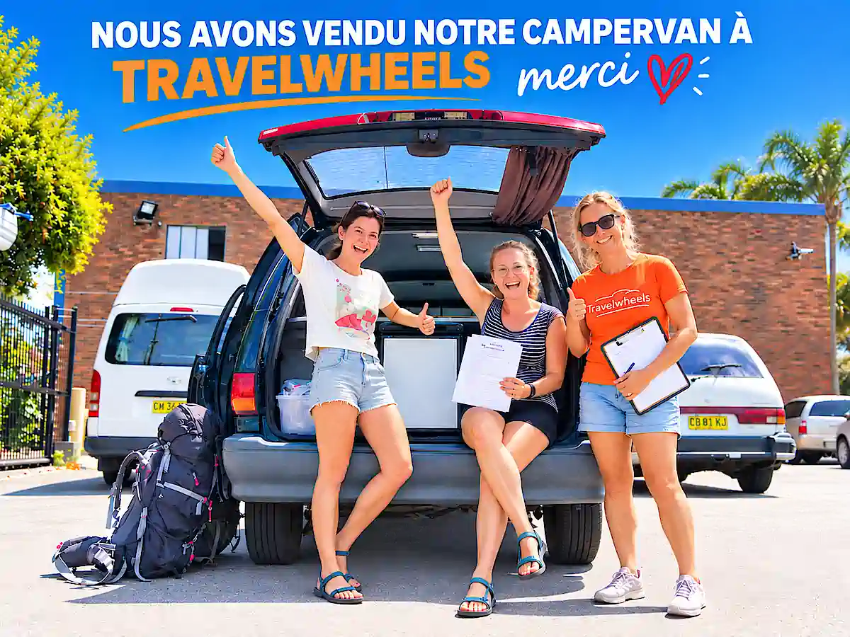 Campervans à vendre à Sydney – clientes heureuses après avoir vendu leur campervan à Travelwheels