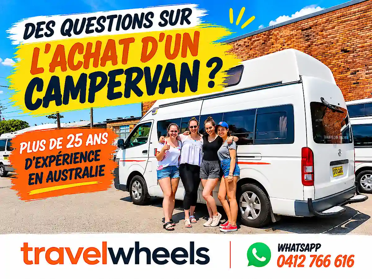 Travelwheels aide les voyageurs à acheter un campervan à Sydney avec plus de 25 ans d’expérience en Australie